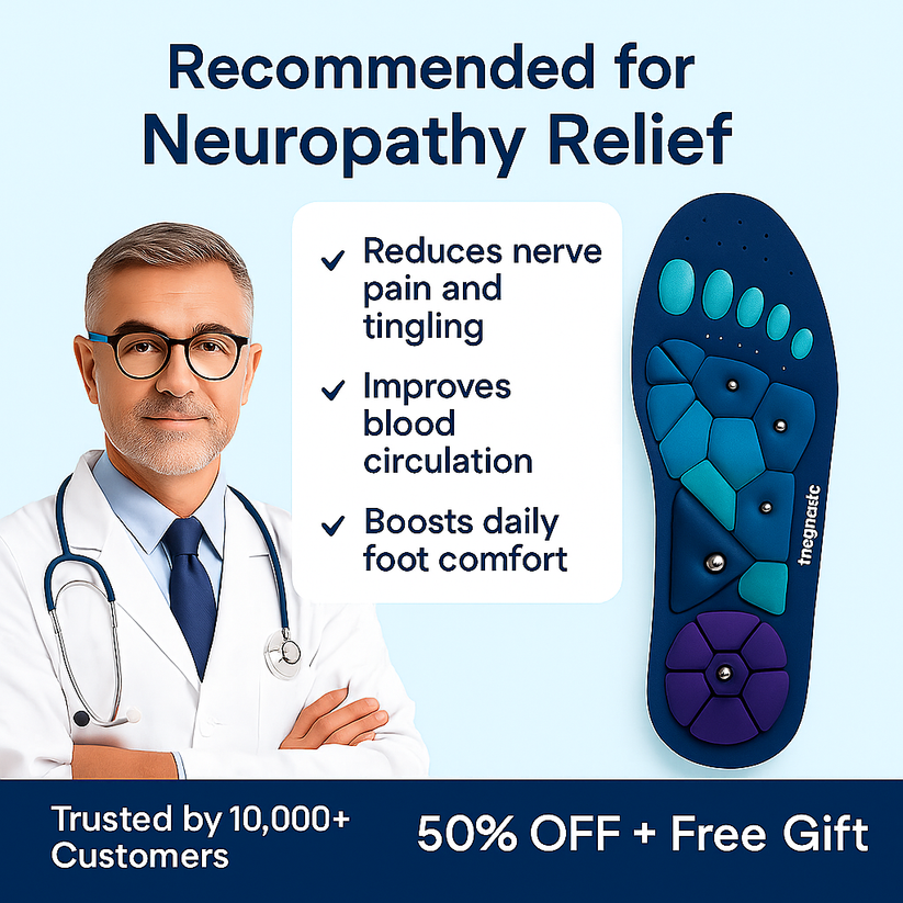 Puffstep™ Magnetic Acupressure Insoles