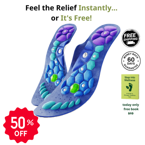 Puffstep™  Magnetic Acupressure Insoles